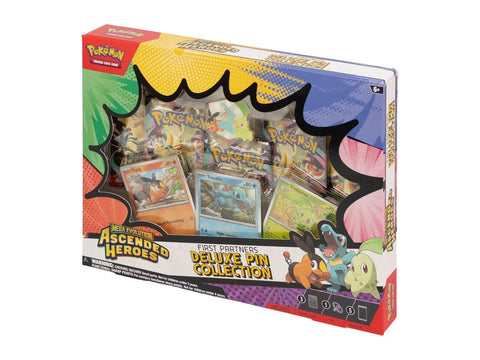Pokemon Mega Evolution: Ascended Heroes First Partners Deluxe Pin Collection