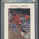 1999 UD Master Collection Michael Jordan #VII /500 PSA 9