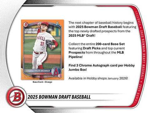 2025 Bowman Draft Baseball Hobby Jumbo