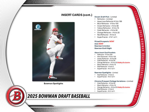 2025 Bowman Draft Baseball Hobby Jumbo
