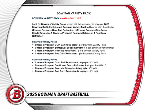 2025 Bowman Draft Baseball Hobby Jumbo