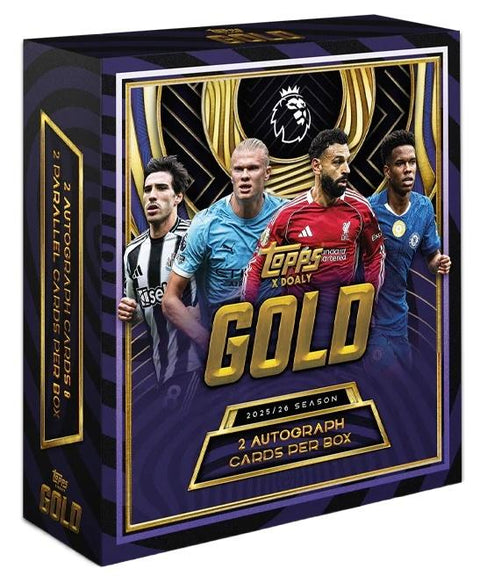2025/26 Topps Gold Premier League EPL Soccer Hobby