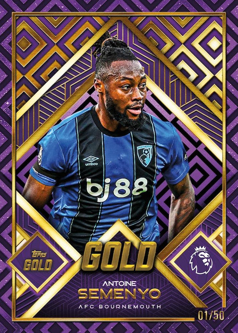 2025/26 Topps Gold Premier League EPL Soccer Hobby