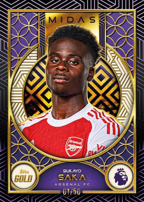 2025/26 Topps Gold Premier League EPL Soccer Hobby