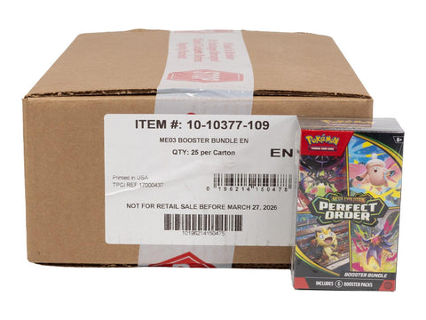 Pokemon Mega Evolution: Perfect Order 6-Pack Booster Bundle