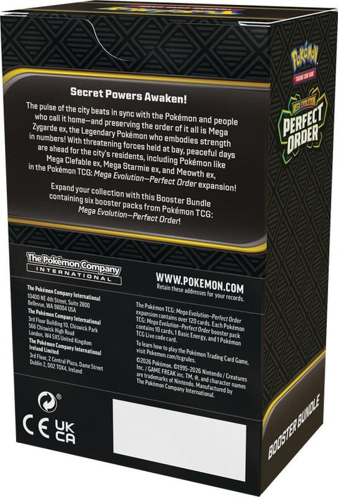 Pokemon Mega Evolution: Perfect Order 6-Pack Booster Bundle