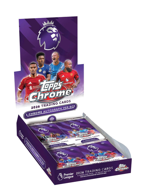 2026 Topps Chrome Premier League EPL Soccer Hobby