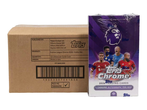 2026 Topps Chrome Premier League EPL Soccer Hobby
