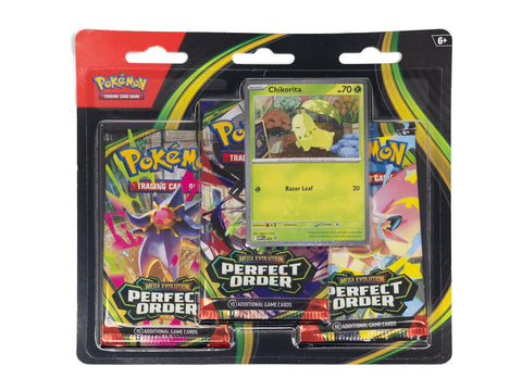 Pokemon Mega Evolution: Perfect Order 3-Pack Blister