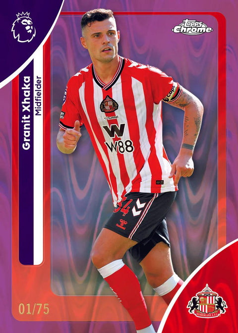 2026 Topps Chrome Premier League EPL Soccer 7-Pack Blaster