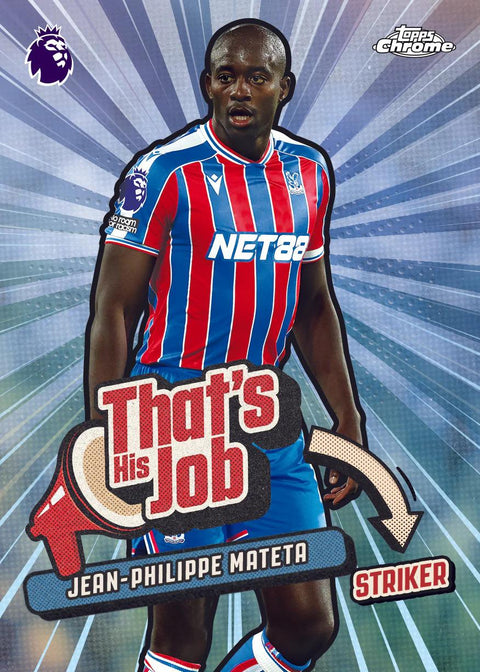 2026 Topps Chrome Premier League EPL Soccer 7-Pack Blaster