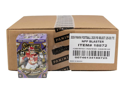 2025 Panini Select Football 6-Pack Blaster