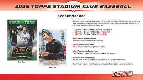 2025 Topps Stadium Club Baseball Hobby