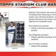 2025 Topps Stadium Club Baseball 8-Pack Blaster