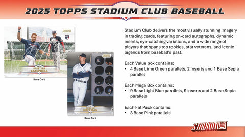 2025 Topps Stadium Club Baseball Mega