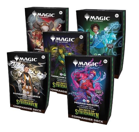 Magic the Gathering Secrets of Strixhaven Commander 5-Deck Case