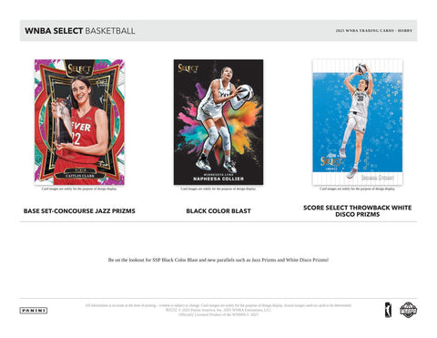 2025 Panini Select WNBA Basketball Hobby