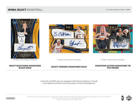 2025 Panini Select WNBA Basketball Hobby