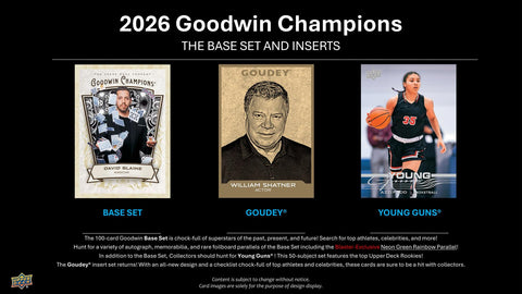 2026 Upper Deck Goodwin Champions Blaster