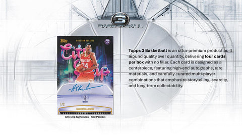 2025/26 Topps Three Basketball Hobby