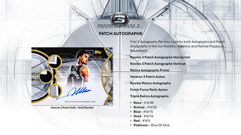 2025/26 Topps Three Basketball Hobby