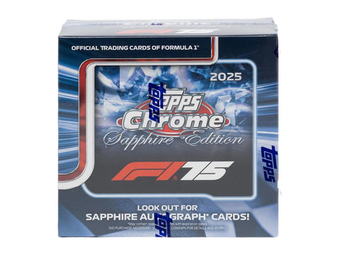 2025 Topps Chrome F1 Formula 1 Sapphire Edition