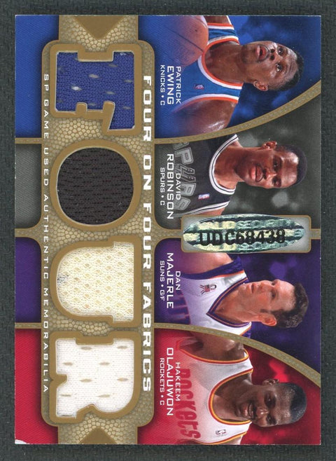 2009-10 SP Game Used Jordan Drexler Pippen Malone Four on Four Fabrics Patch /65