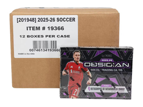 2025/26 Panini Obsidian Soccer Hobby