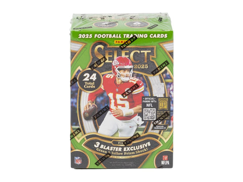 2025 Panini Select Football Blaster (Green & Yellow Prizms!) (Green Box)