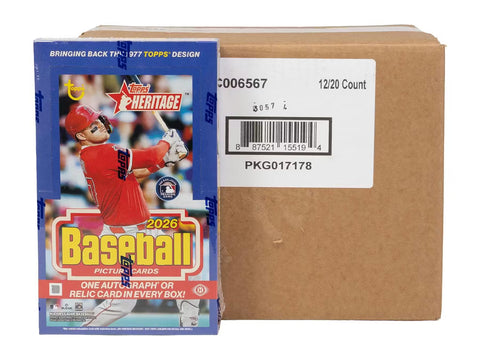 2026 Topps Heritage Baseball Hobby