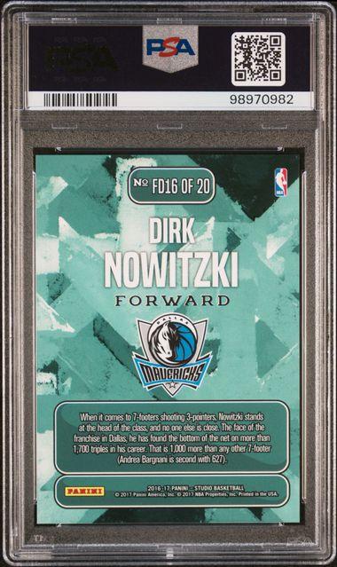 2016/17 Studio Dirk Nowitzki From Downtown PSA 10 #FD16