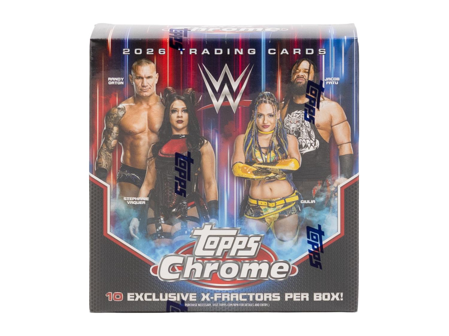 2026 Topps Chrome WWE Wrestling Mega