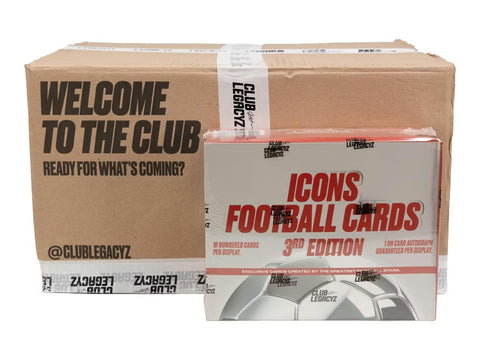 2026 Club Legacyz Icons Soccer Third Edition Hobby