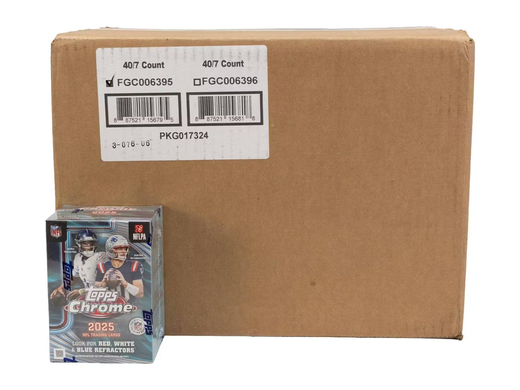 2025 Topps Chrome Football Blaster