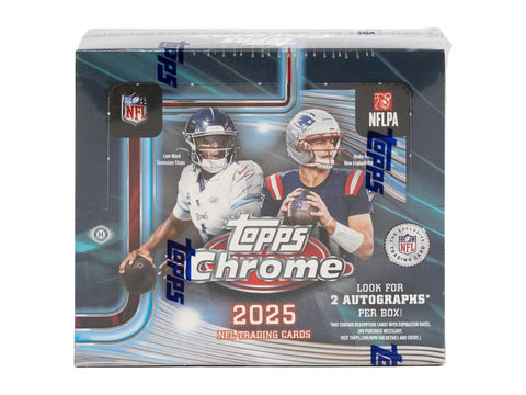 2025 Topps Chrome Football Hobby Jumbo