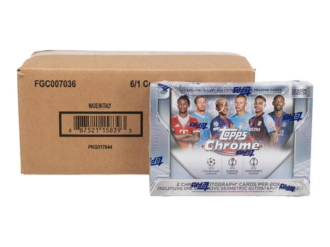 2025/26 Topps Chrome UEFA Club Competitions Soccer Delight