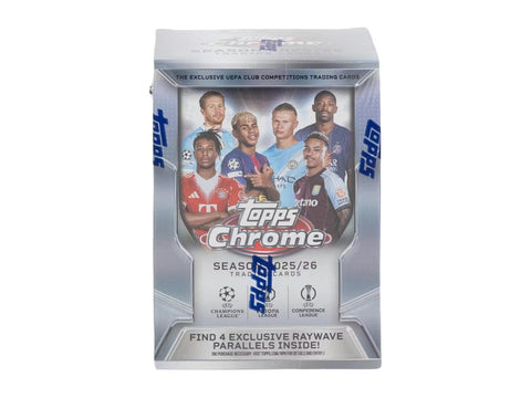 2025/26 Topps Chrome UEFA Club Competitions Soccer Blaster