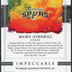2022-23 Panini Impeccable Manu Ginobili Indelible Ink Auto /5