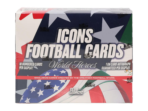 2026 Club Legacyz Icons World Heroes Soccer Fourth Edition Hobby