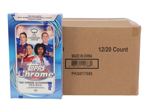 2025/26 Topps Chrome Women's UEFA Champions League Soccer Hobby