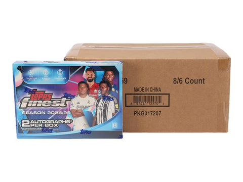 2025/26 Topps UEFA Club Competitions Finest Soccer Hobby