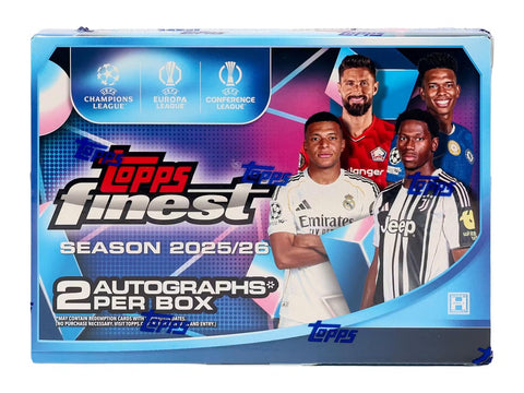 2025/26 Topps UEFA Club Competitions Finest Soccer Hobby