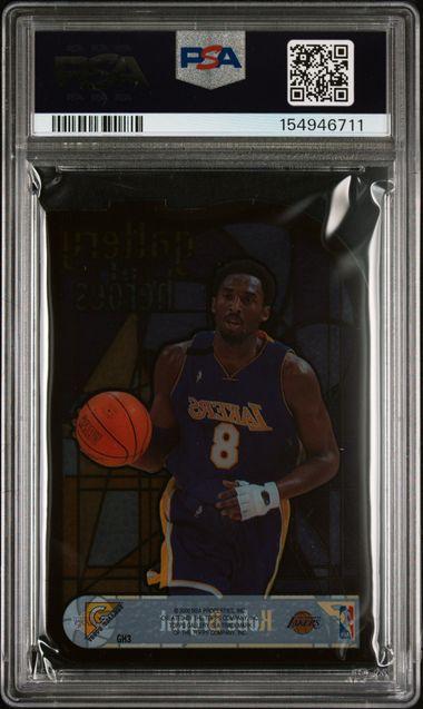 1999 Topps Gallery Kobe Bryant Gallery of Heroes #GH3 PSA 8