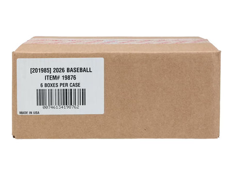 2026 Panini Immaculate Baseball Hobby
