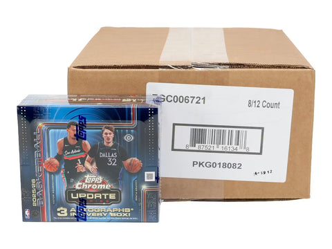 2025/26 Topps Chrome Update Series Basketball Hobby Jumbo