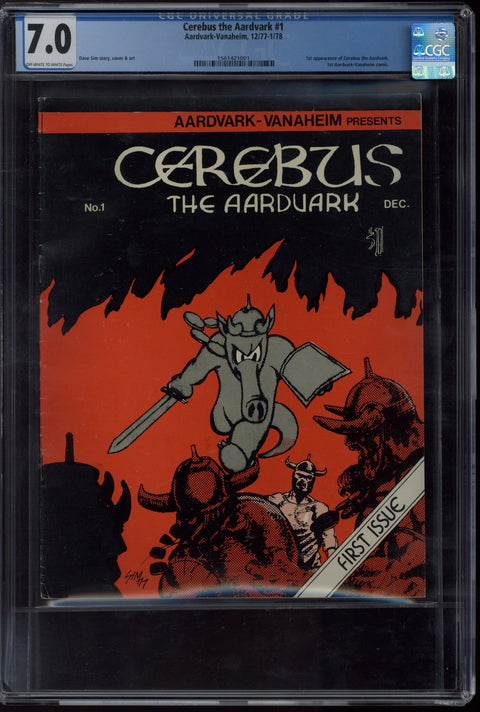 Cerebus the Aardvark #1 CGC 7.0 (OW-W) *1561421001*