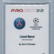2022 Topps Soccer Project 22 Lionel Messi. By Sanil Chitrakar PSA 10