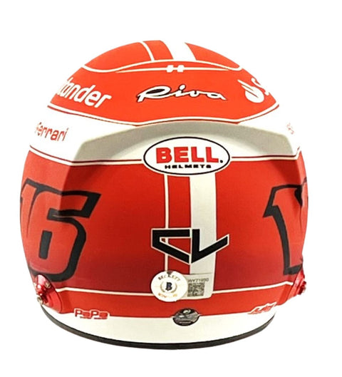 Charles Leclerc Autographed Ferrari 1:2 Mini Helmet