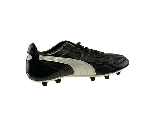 Pele Autographed Black Puma King Soccer Cleat