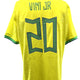 Vinícius Júnior #20 Autographed Nike Brazil 2022 Home Soccer Jersey
